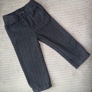 GAP Charcoal Pinstripe Kids Formal Pants